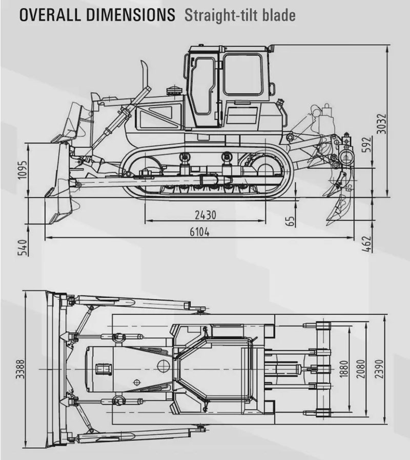 Lichmach Earthmoving machinery Heavy Duty Bulldozer