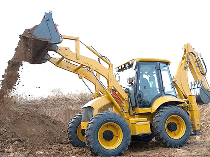 Application of backhoe loader in modern construction projects