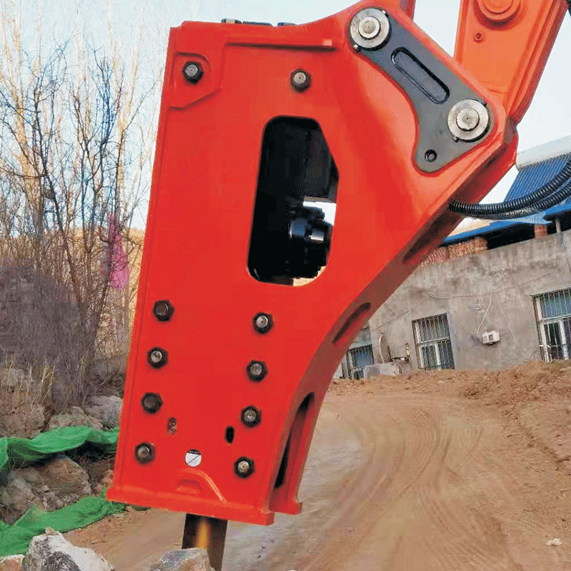 Lichmach Triangular Side-Mount Hydraulic Breaker for Mini to Large Excavators