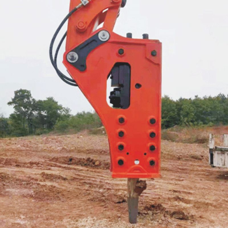 Lichmach Triangular Side-Mount Hydraulic Breaker for Mini to Large Excavators