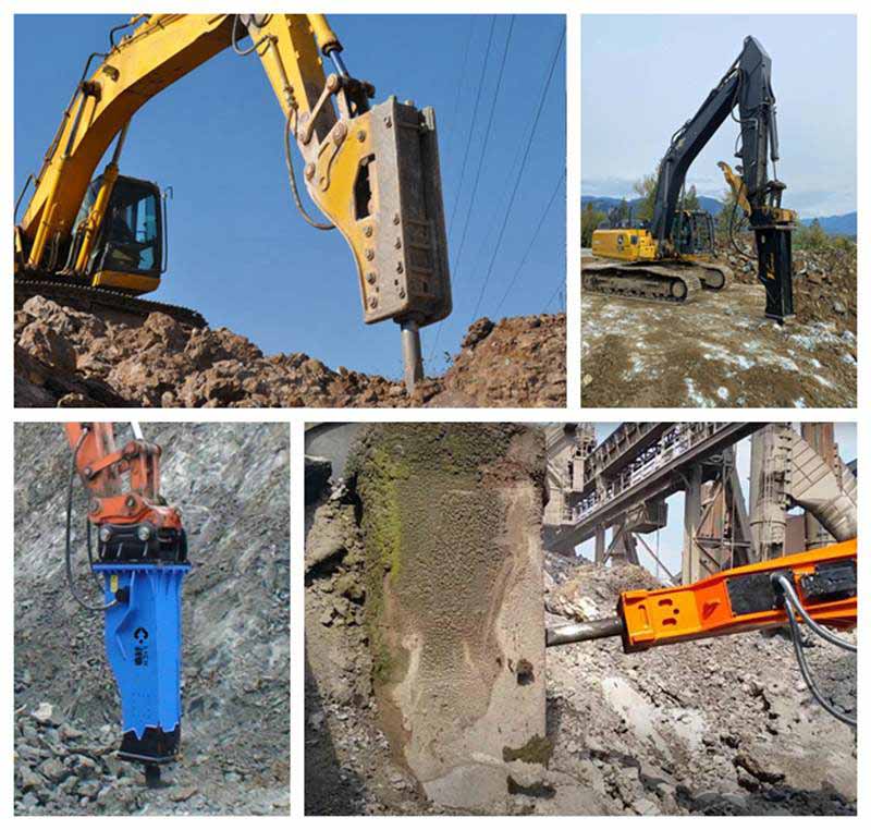 LICHMACH Box-Style Silent Hydraulic Rock Breaker for Excavators