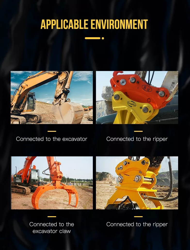 Hydraulic Quick Coupler for Efficient Excavator Attachment Changes