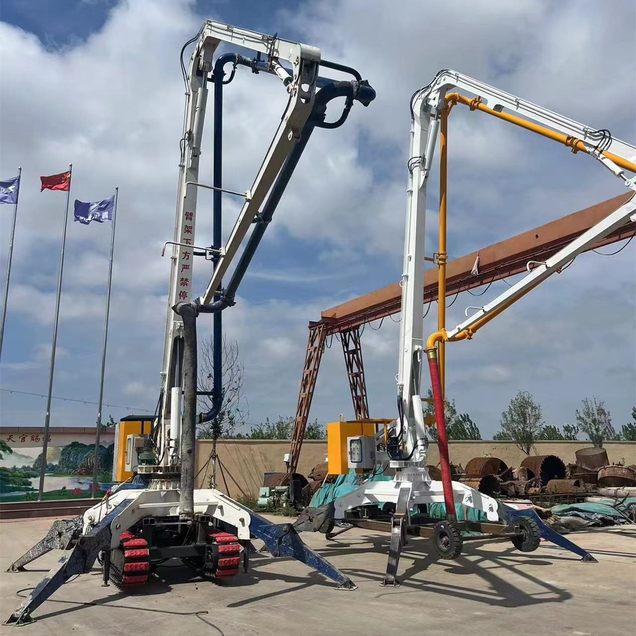 Mobile Hydraulic Concrete Placing Boom Intelligent Remote Control for Precision Placement Mobile Hydraulic Concrete Placing Boom Intelligent Remote Control for Precision Placement