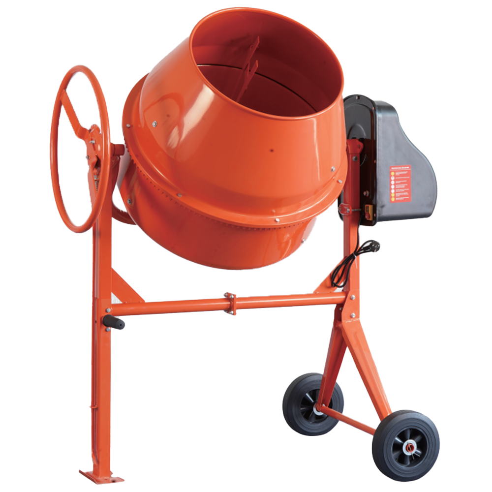 Portable Pedal-Operated Concrete Mixer