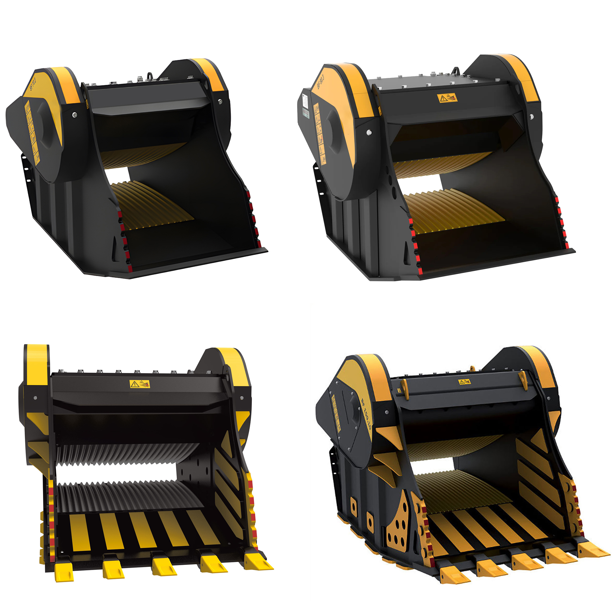 BF Series High-Efficiency Jaw Crusher Bucket for Excavators BF Series High-Efficiency Jaw Crusher Bucket for Excavators