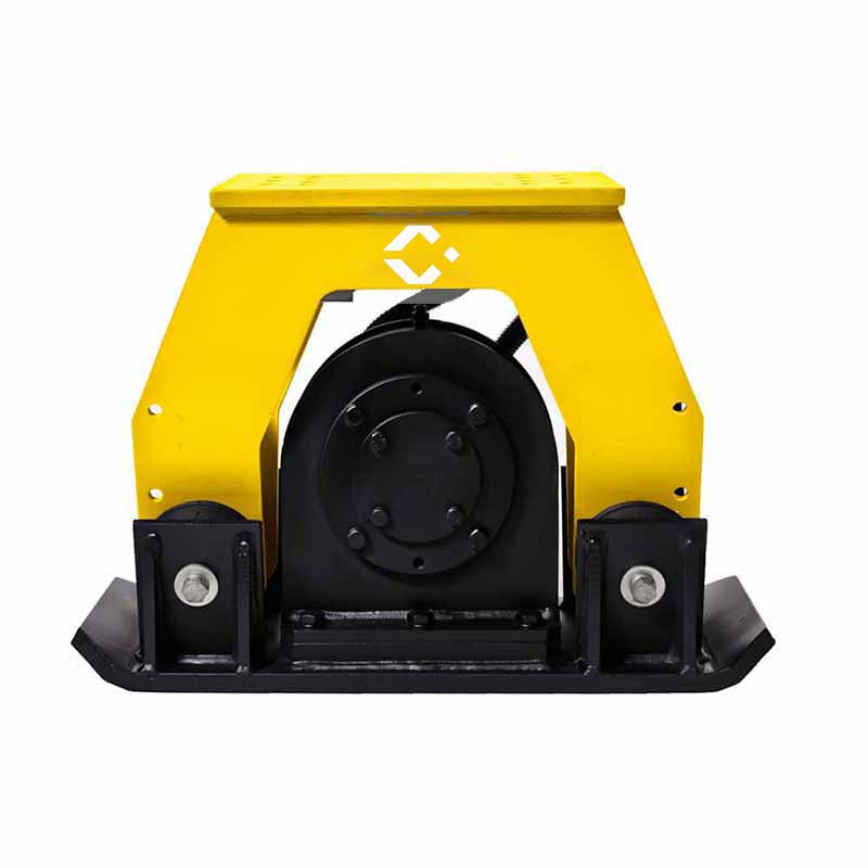 Hydraulic plate compactor for excavators
