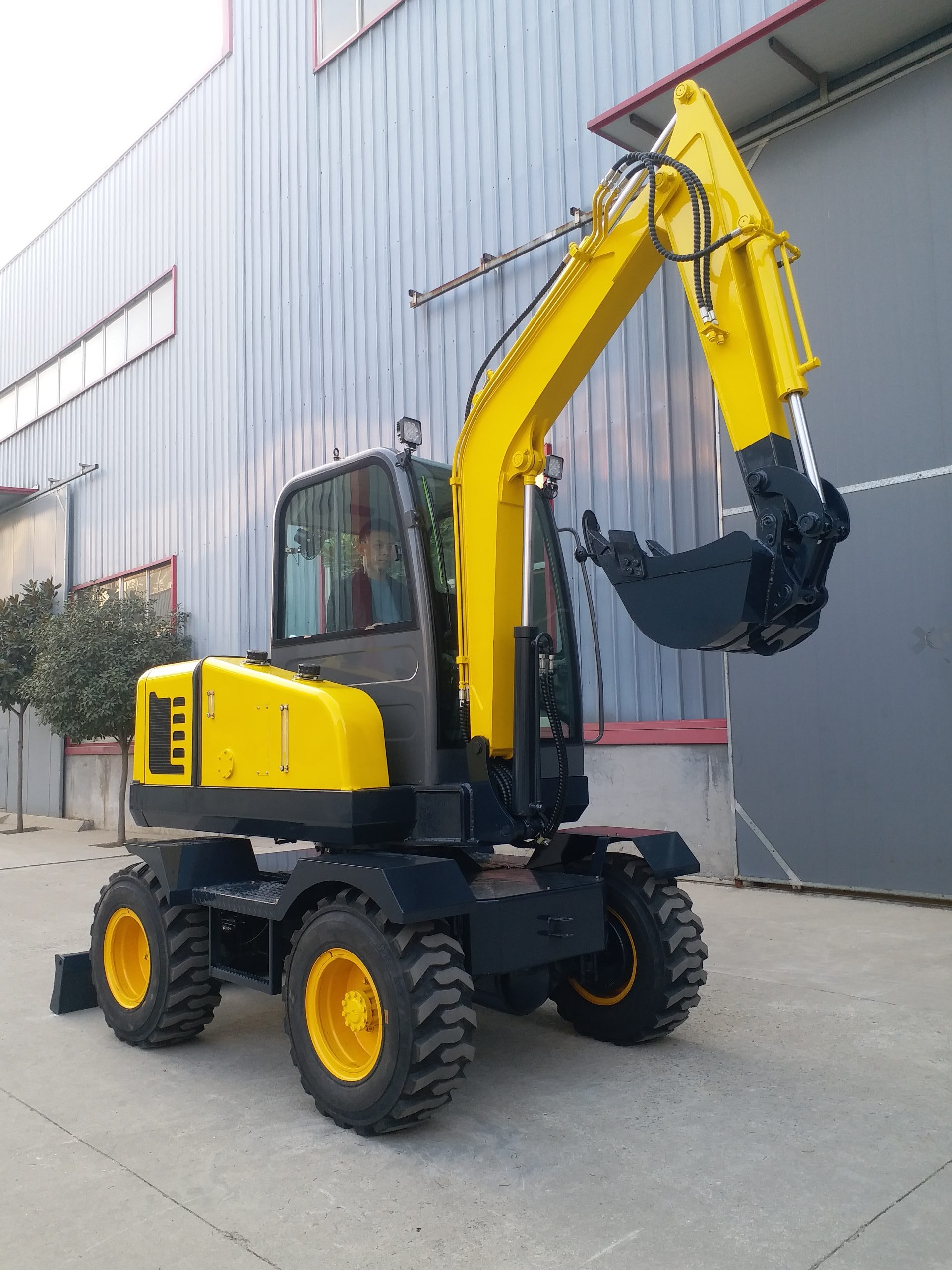 The JDY40W-7 4-ton Wheeled Excavator With powerful Performance and Energy Efficiency The JDY40W-7 4-ton Wheeled Excavator With powerful Performance and Energy Efficiency