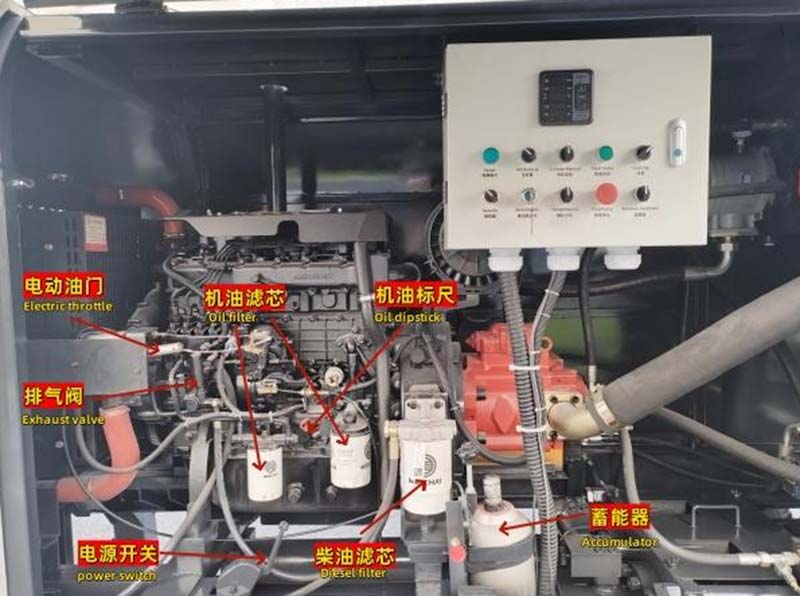 HBT50.10.92RS Diesel Concrete Transfer Pump