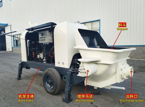 HBT50.10.92RS Diesel Concrete Transfer Pump