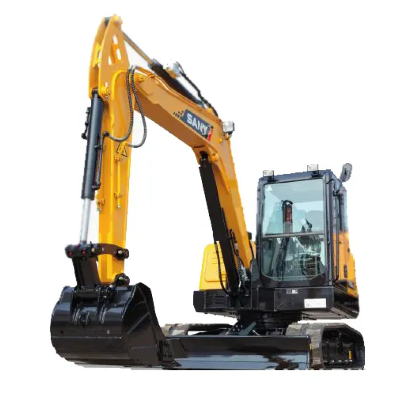 A well-maintained second-hand Sany 60C excavator