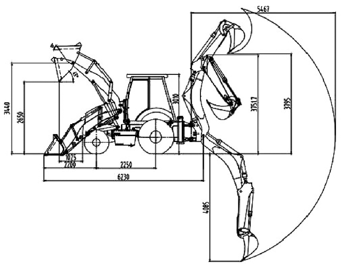 lc388 Front Loader Backhoe 4 in 1 lc388 Front Loader Backhoe 4 in 1