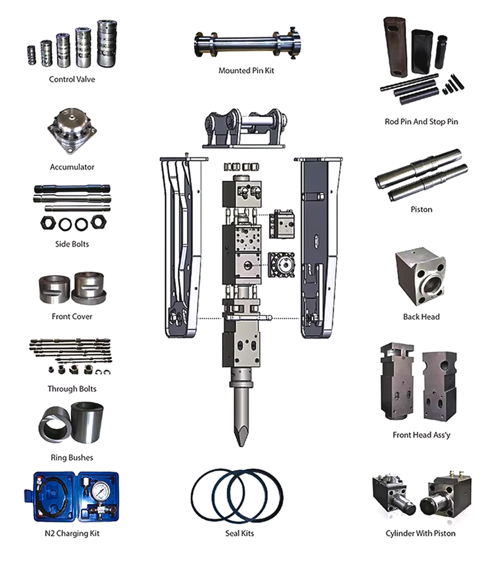 LC 175L Silent Hydraulic Breaker